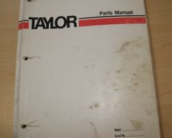 Taylor T-650L Forklift Parts Catalog Manual