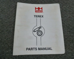 Terex RT 665 Crane Parts Catalog Manual