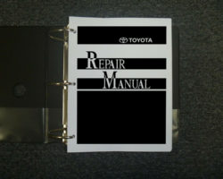 Toyota 7FGCU45-BCS Forklift Shop Service Repair Manual