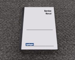 Upright LX50 Lift Shop Service Repair Manual