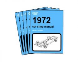 1972 Ford Maverick Service Manual Brand New Condition