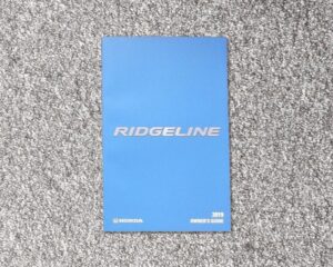2019 Honda Ridgeline Navigation System Owner Operator User Guide Manual