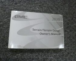 2020 GMC Terrain & Terrain Denali Owner's Manual