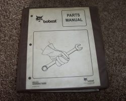Bobcat MT100 Mini Track Loader Parts Catalog Manual