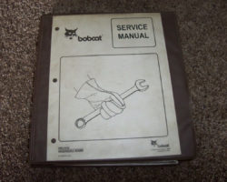 Bobcat S595 SKID STEER LOADER Shop Service Repair Manual