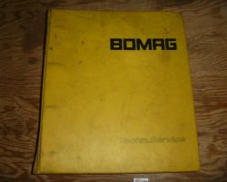 Bomag 813 RT PAVER Shop Service Repair Manual