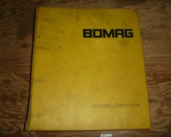 Bomag BM 2000/60  COLD PLANER Shop Service Repair Manual