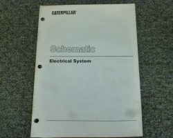 Caterpillar 5090B FRONT SHOVEL EXCAVATOR Electrical Wiring Diagram Manual