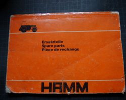 Hamm 3412 VIO Compactor Parts Catalog Manual