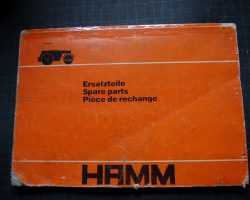 Hamm HD 13 VV Compactor Parts Catalog Manual