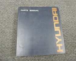 Hyundai 110-7A  Excavator Parts Catalog Manual