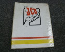 JCB 3029 Excavator Shop Service Repair Manual