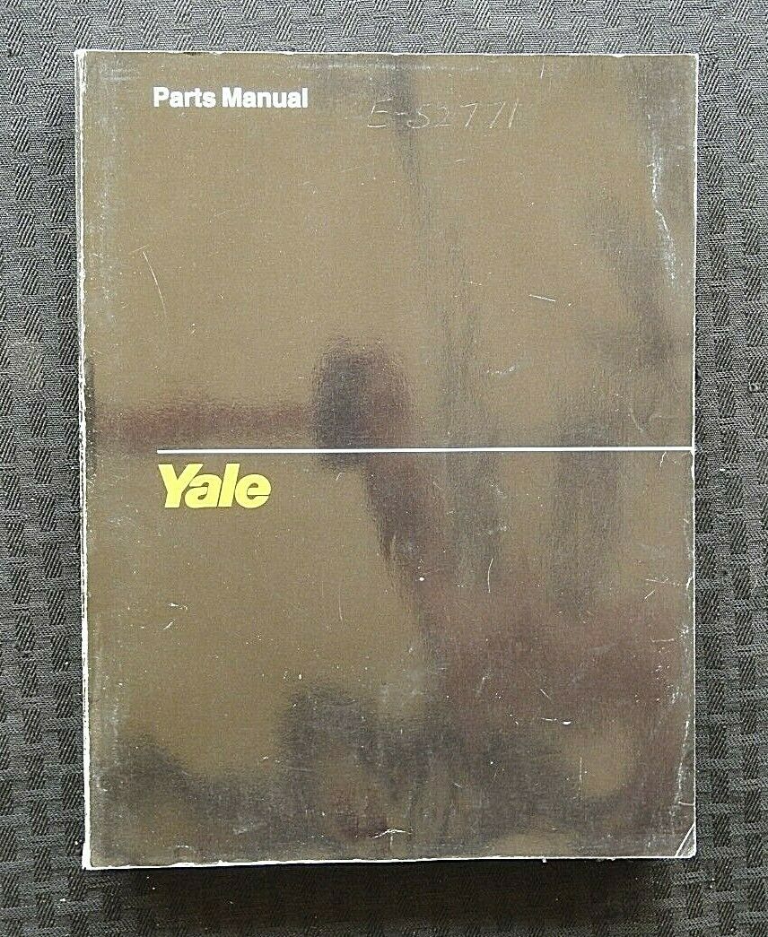 Yale GDP210DA Forklift Parts Catalog Manual