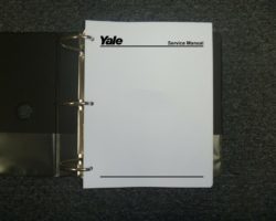 Yale OSO30ECN Forklift Shop Service Repair Manual