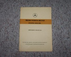 1961 Mercedes Benz 180Db Owner's Manual