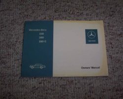 1976 Mercedes Benz 230 Owner's Manual