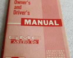 1976 GMC Astro 95 Heavy Duty Truck Owner's Manual