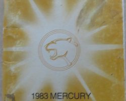 1983 Mercury LN7 Owner's Manual