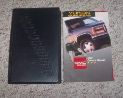 1992 GMC Yukon & Suburban Owner's Manual Set