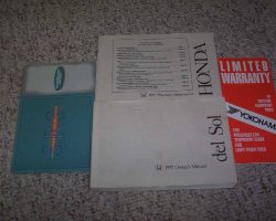 1997 Honda Civic del Sol Owner's Manual Set