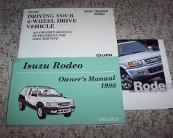 1998 Isuzu Rodeo Owner's Manual Set