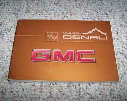 1999 GMC Yukon Denali Owner's Manual