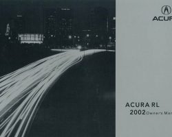 2002 Acura 3.5RL Owner's Manual
