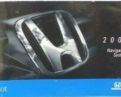 2004 Honda Pilot Navigation System Owner's Manual