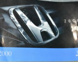 2006 Honda S2000 Owner's Manual