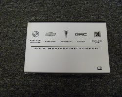 2008 Buick Enclave Navigation System Owner's Manual
