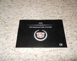 2008 Cadillac DTS Navigation System Owner's Manual