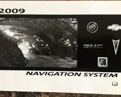 2009 Buick Enclave Navigation System Owner's Manual