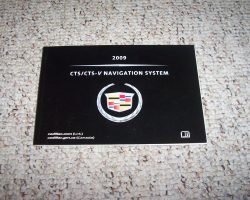 2009 Cadillac CTS Navigation System Owner's Manual