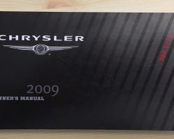 2009 Chrysler 300 SRT8 Owner's Operator Manual User Guide