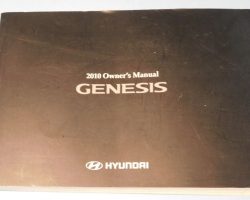 2010 Hyundai Genesis Sedan Owner's Manual