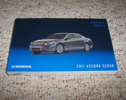 2011 Honda Accord Sedan Owner's Manual