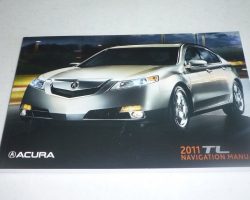 2011 Acura TL Navigation System Owner's Manual