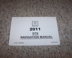2011 Cadillac DTS Navigation System Owner's Manual