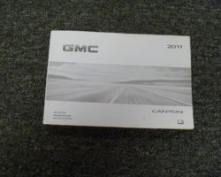 2011 GMC Canyon Owner's Manual