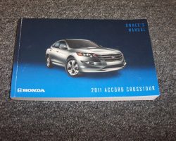 2011 Honda Accord Crosstour Owner's Manual