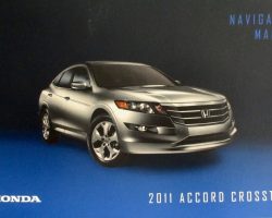 2011 Honda Accord Crosstour Navigation System Owner's Manual