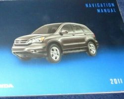 2011 Honda CR-V Navigation System Owner's Manual