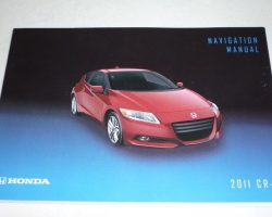 2011 Honda CR-Z Navigation System Owner's Manual