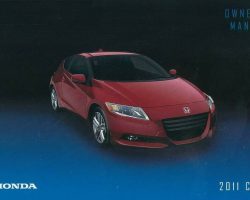 2011 Honda CR-Z Owner's Manual
