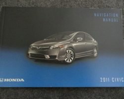 2011 Honda Civic Navigation System Owner's Manual