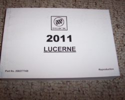 2011 Buick Lucerne Owner's Manual