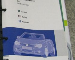 2011 Volkswagen EOS Owner's Manual
