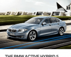 2012 BMW Active Hybrid 5 Owner's Manual