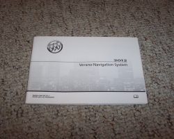 2012 Buick Verano Navigation System Owner's Manual