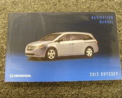 2012 Honda Odyssey Navigation System Owner's Manual